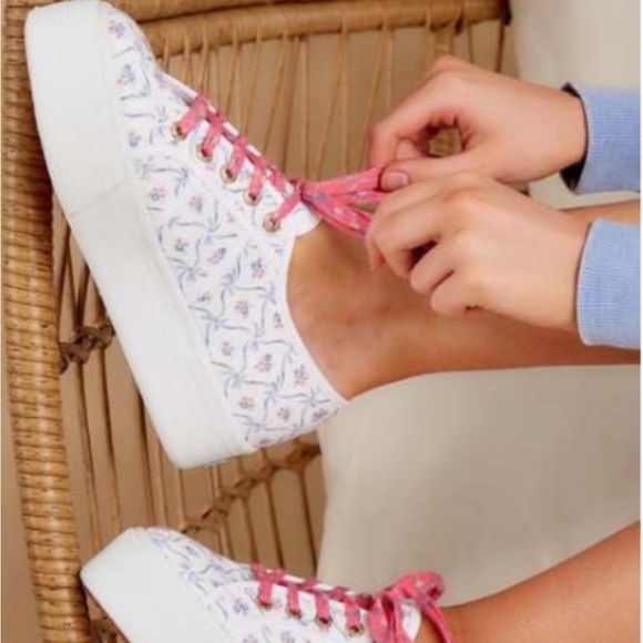 LoveShackFancy x Superga Sneakers size 8 (Excellent Condition) - Picture 1 of 12